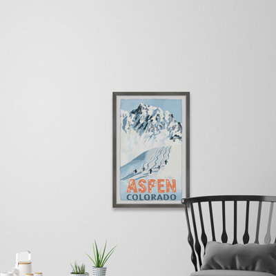 Skiing Aspen - Single Picture Frame Print