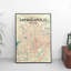 Minneapolis City Map - No Frame Print-398328409