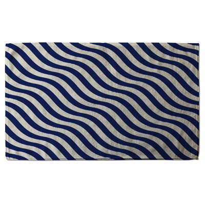 Stripe Waffle Texture Tea Towel Kitchen Towel