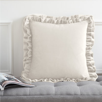 So Soft Touch Double Frill Cushion Cover