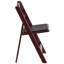 Resin Folding Chair with Vinyl Padded Seat-423265460