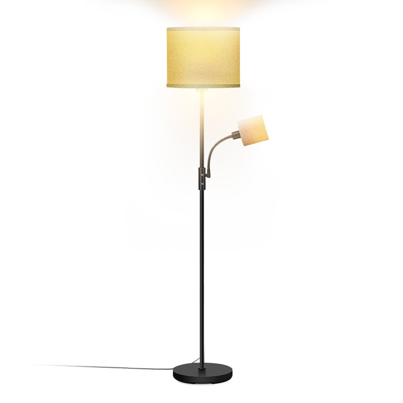 9 " Floor Lamp, Gray
