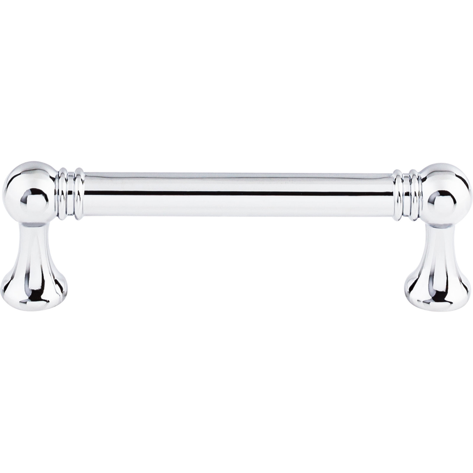 Kara Bar Cabinet Pull, Polished Chrome, 3 3/4"