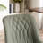 Armless Swivel Office Chair Faux Leather Upholstered Waterproof Desk Chair Ergonomic Adjustable Computer Chair-1106344807