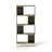 4-Tier Storage Shelves, Bookcase Display Storage Shelf Corner Shelf for Small Space