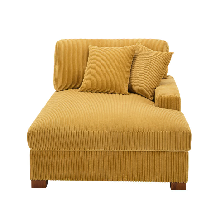 Milbrey Desborough Chaise Lounge, Right Hand Facing, Orange