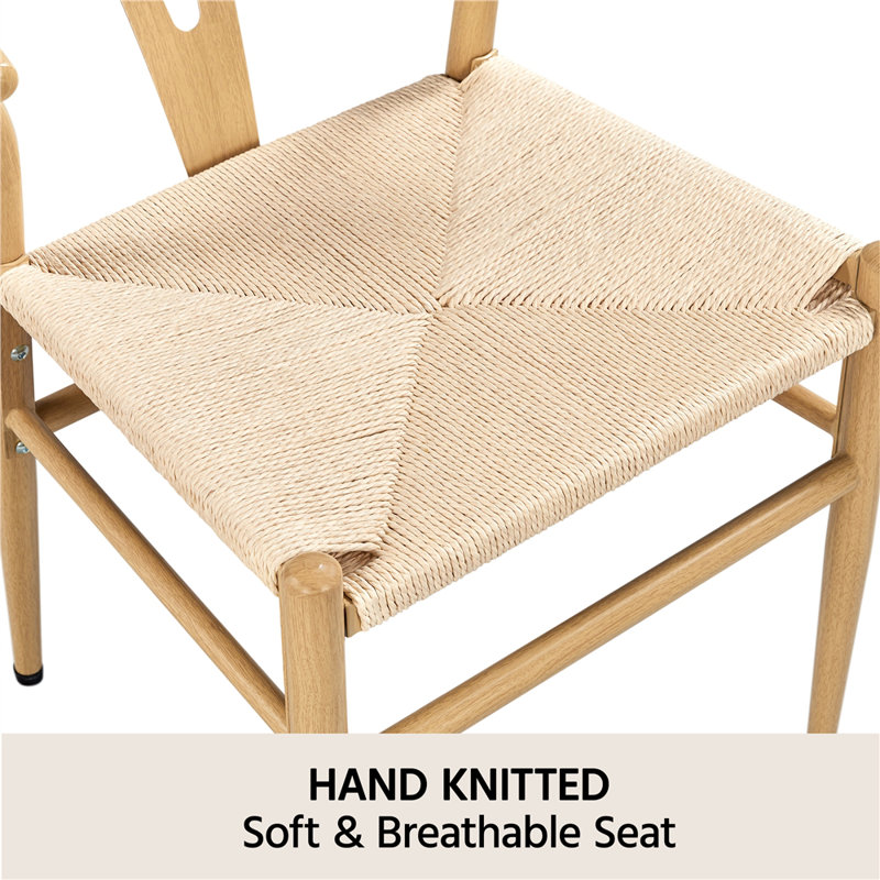 Mid-Century Weave Arm Chair, Natural