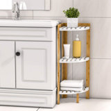 11.22'' W Solid Wood Shelving Unit