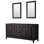 Daria 71'' W Double Bathroom Vanity Base