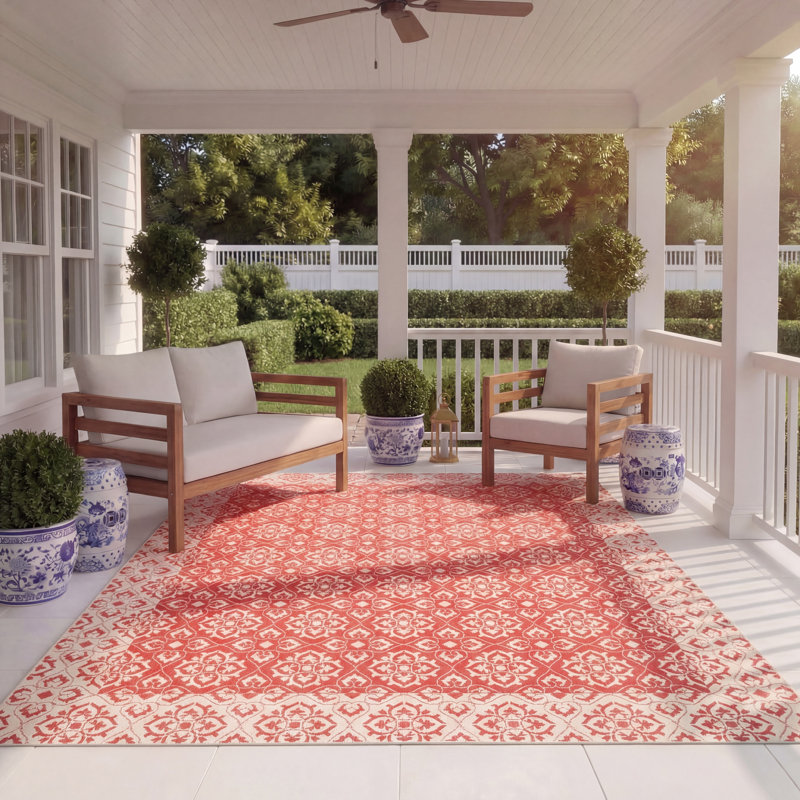 Tapis d'intérieur / extérieur Lynn Performance, Rectangle 8 pi x 11 pi 2 po