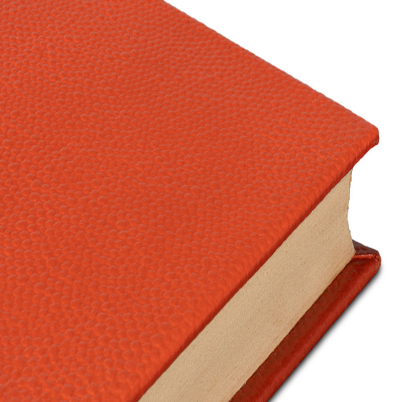 Livre Shagreen fait à la main et décoratif, Orange