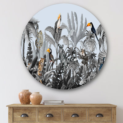 Chinoiserie avec oiseaux et pivoines