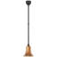 Thomas O'Brien, "Academy Pendant in Matte Black with 7.5" Soft Copper Savannah Shade-1442835492