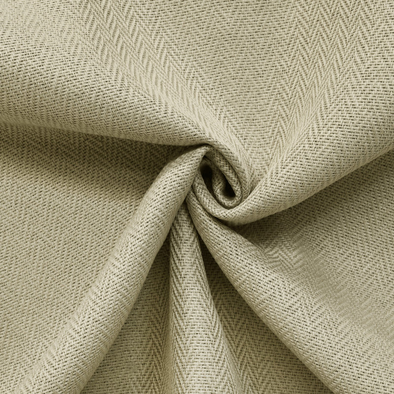 Room Darkening Single Curtain Panel, Linen, 52" W x 63" L