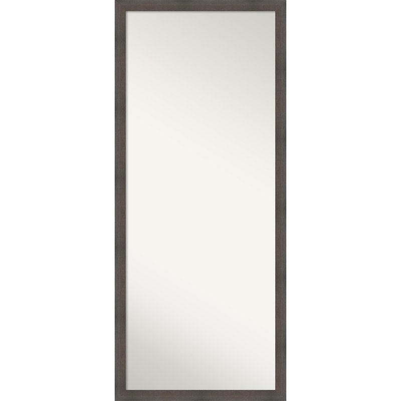 Ducote Flat Mirror, Dark Brown, 26.88" x 38.88"