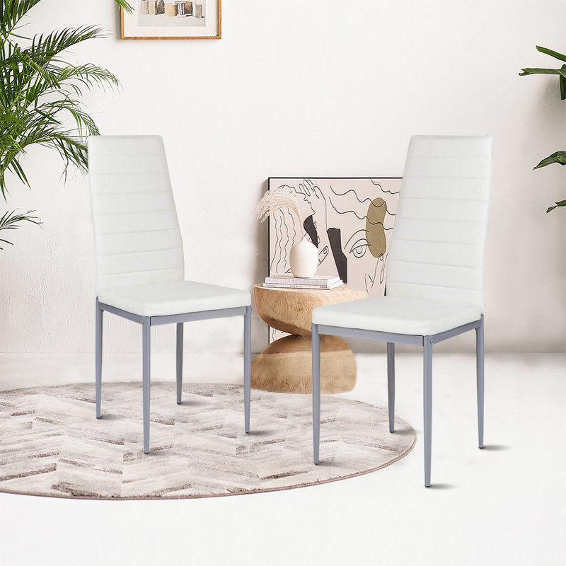 19 " H Faux Leather Upholstered Parsons Chair