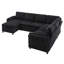Canapé-lit convertible Canapé-lit modulaire de 111 po avec canapé USB-1641588482