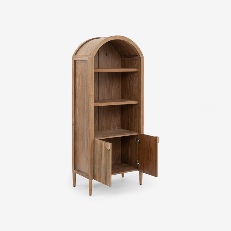 Javon - Arched Display Cabinet, Brown