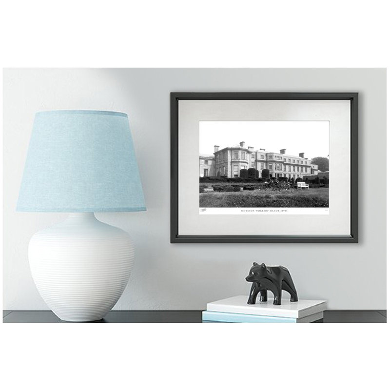 Worksop, Worksop Manor C1955 1 Piece Single Picture Frame Wall Art, 40cm H x 50cm W x 2.3cm D