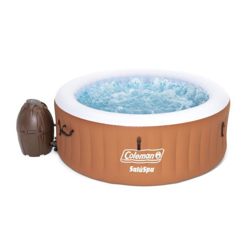 Bestway Vinyl Round Inflatable Hot Tub, Orange