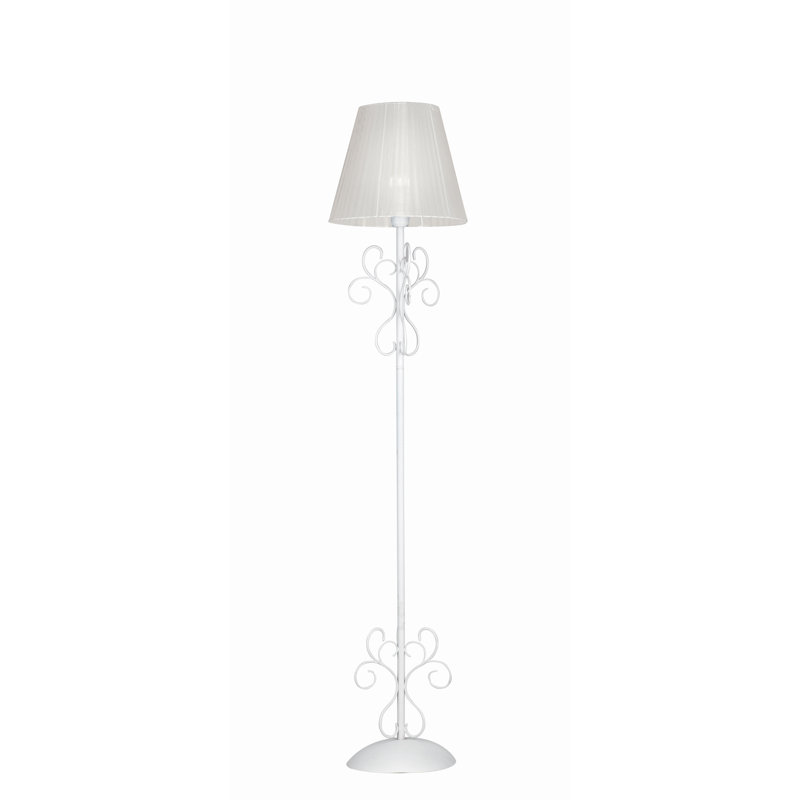 Foulk 165cm White Traditional Floor Lamp