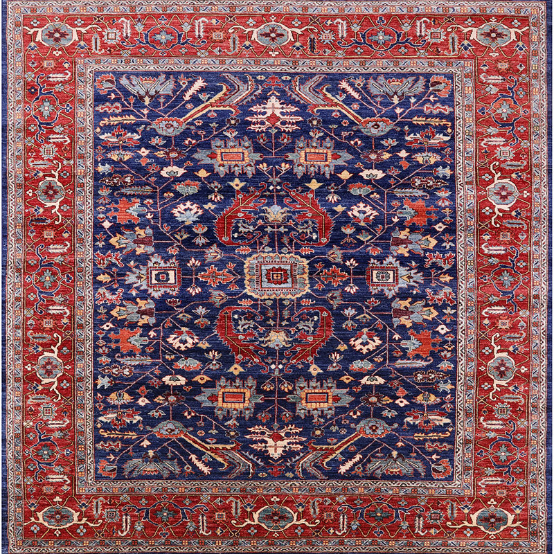 Oriental Indoor Rug, Square 5'