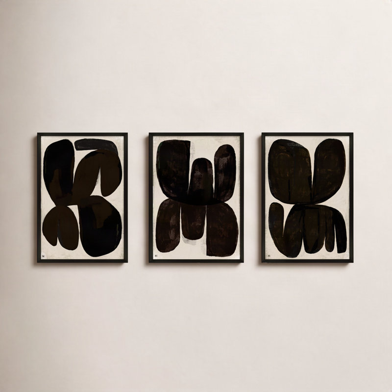 Night Butterfly Print by StudioM, Black, 25" H x 17.5" W x 1.25" D