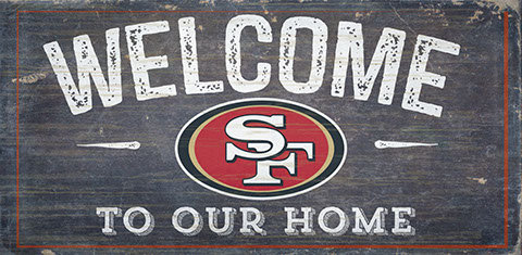 Décoration murale welcome NFL, 49ers de San Francisco