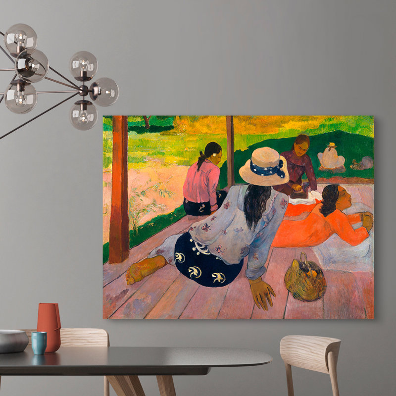 The Siesta by Paul Gauguin - Wrapped Canvas Art Prints, 90cm H x 120cm W x 4cm D