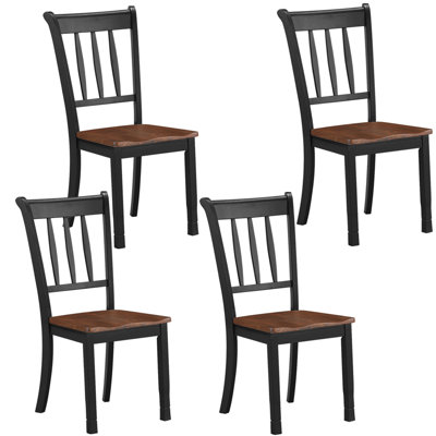 Chaise d'appoint à dossier en lattes