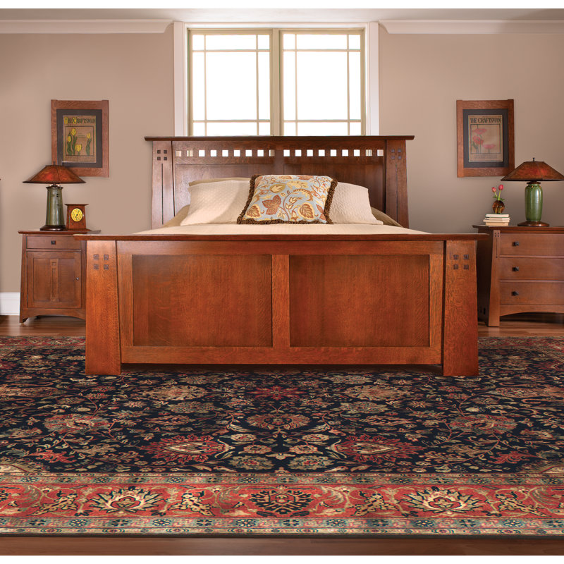 Highlands Solid Wood Low Profile Standard Bed, California King, Onondaga