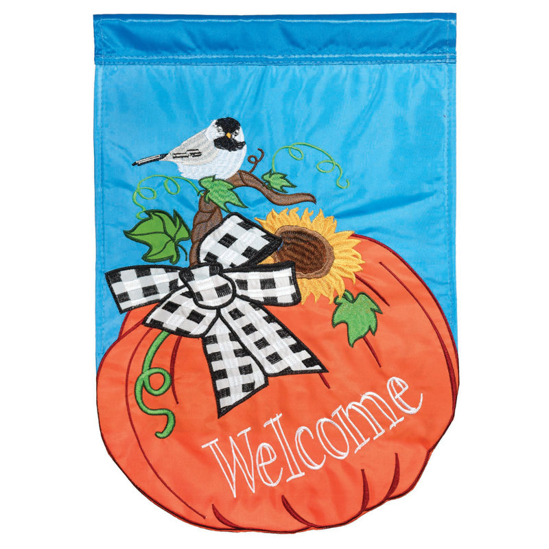 Double Sided Nylon Thanksgiving Garden Flag, 18" x 13"