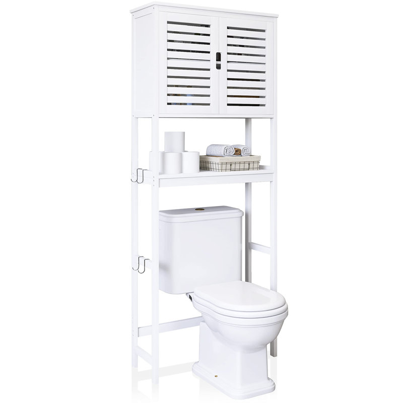 Bahia Bamboo Over The Toilet Storage, White