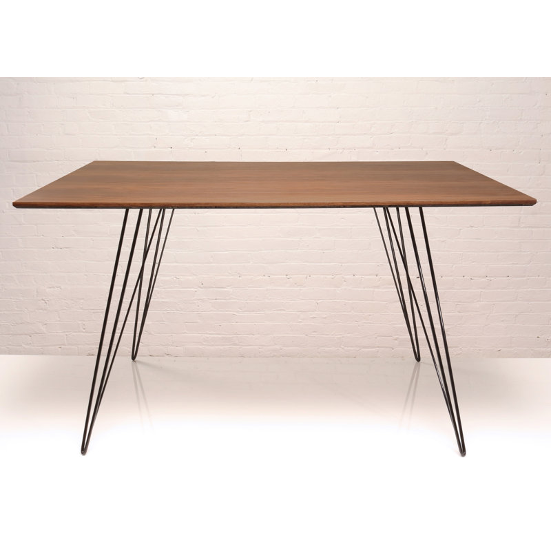 Table de salle à manger Williams, Noir, 30' ' H x 54' ' L x 46' ' W, Noyer