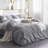 Bedsure Linen Cotton Blend Duvet Cover Set-1029875374-1035177047