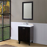Ensemble de meuble-lavabo simple 24 po 24 po