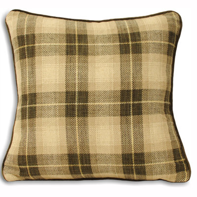 Harewood Plaid Square Pillow Cover