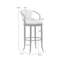 Ensemble de 2 tabourets de bar pivotants en similicuir de qualité commerciale Conti-443398027-443398020