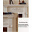 Foyer électrique moderne de style français avec flammes simulées-559132621-559132623