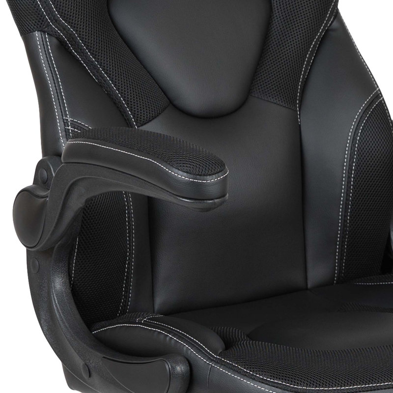 Fauteuil de jeu à dossier haut Ariquer, Noir