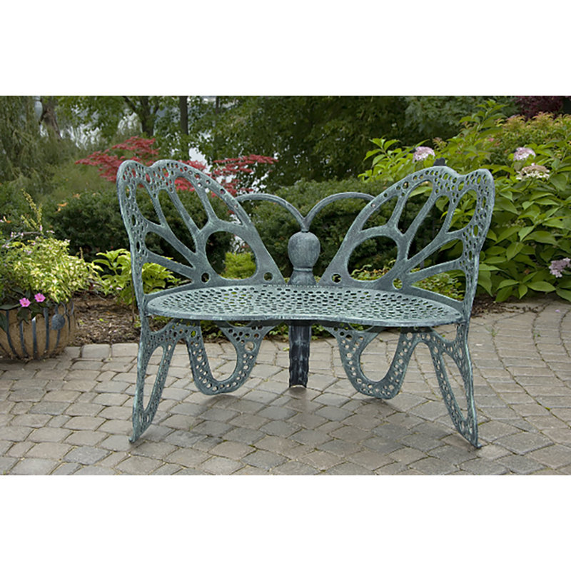 Banc de jardin en aluminium Whaley, Antique