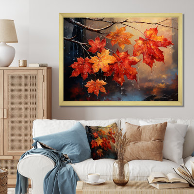 Canada Orange Autumn Symphony III - Canada Large Wall Art