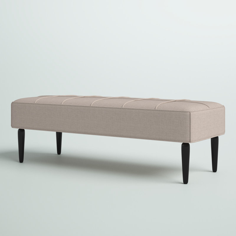 Banc rembourré Senger, Beige