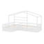 Lit plateforme House avec trois tiroirs de rangement-1886854536