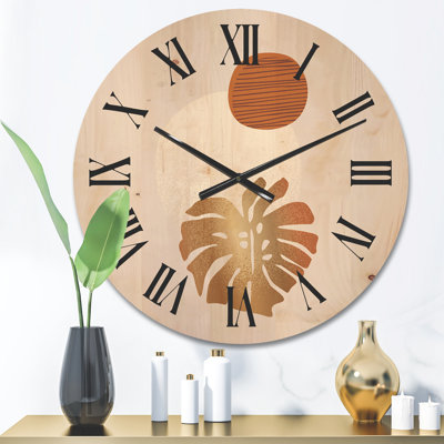 Solid Wood Wall Clock