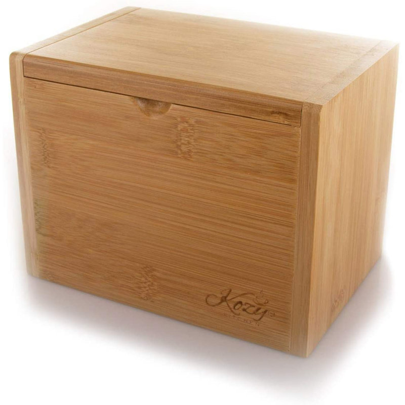 Boîte en bois massif de bambou