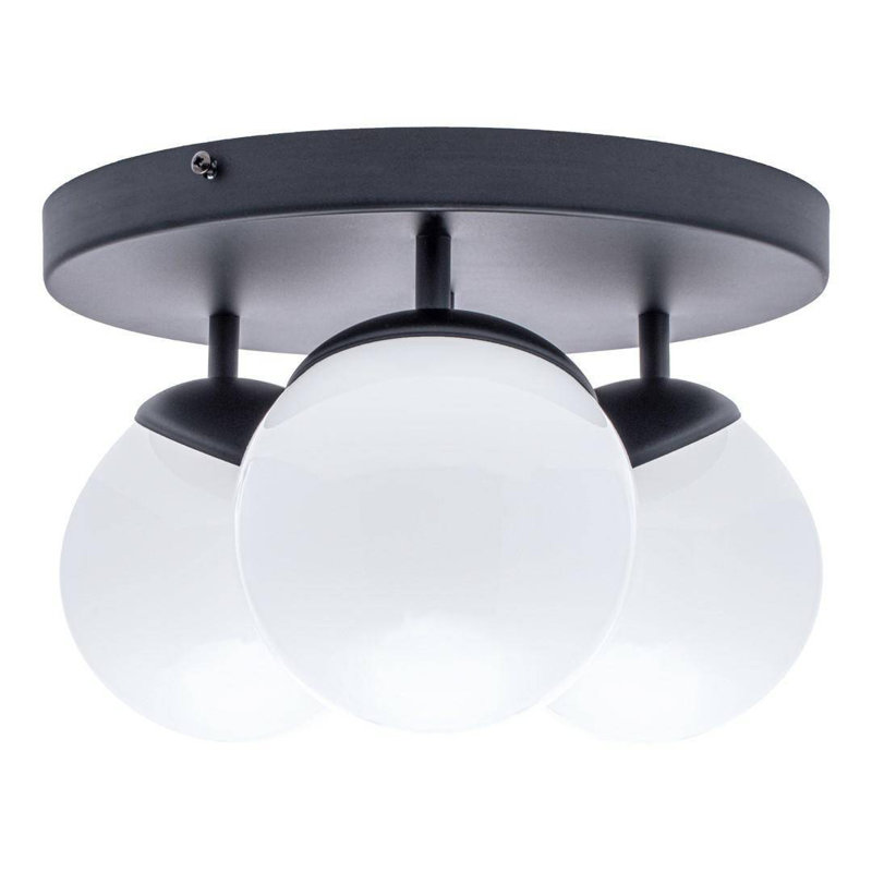 Parette Glass Semi Flush Mount
