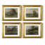 Vintage Landscape XL  -4 Piece Set of Framed Prints-106062512