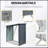 Outdoor Steel Firewood Rack,Open Wood Shed With Sloped Roof For Firewood,Pellet,Or Lumber Storage-119458043