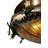 Rustic Lodge Glass Semi Flush Mount